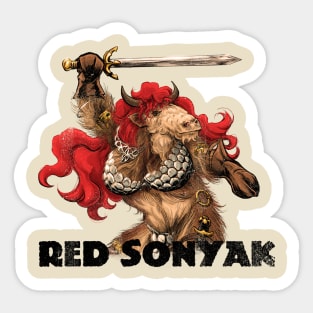 Red Sonyak 2 Sticker